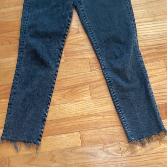 MADEWELL Perfect Vintage Straight Leg Jean in Lunar Wash 25 - Picture 7 of 8
